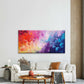 Colorful Abstract Brushstroke Wall Art Canvas Office Home Room Framed 120x60cm