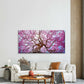 Pink Cherry Blossom Tree View Wall Art Canvas Office Home Room Framed 120x60cm