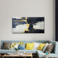 Nordic Black Navy Blue Gold Wall Art Canvas Office Home Room Framed 120x60cm