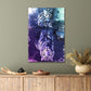 Albino Art Of A Cat Print 100% Australian Made 40x60cm Stretched Canvas Ready to Hang