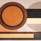 Modern Orange Grey Geometric Wall Art Canvas Office Home Room Framed 80x45cm