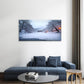 Baekyangsa Temple Falling Snow Naejangsan Mountain Korea Wall Art Canvas Office Home Room Framed 80x45cm