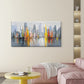 City Skyline with Sailboats Wall Art Canvas Office Home Room Framed 120x60cm