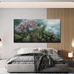 Tree Decor Foggy Trail Wall Art canvas office home room framed 120x60cm