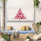 Abstract Floral Christmas Tree Wall Art Canvas Office Home Room Framed 120x60cm