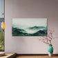Misty Mountain Landscape Wall Art Canvas Office Home Room Framed 120x60cm