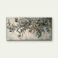 Abstract Autumn Leaves Wall Art Canvas Office Home Room Framed 120x60cm