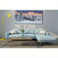 Winter Snow Blue Nature Mountain & Trees Wall Art canvas office home room framed 120x60cm