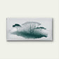 Misty Forest Morning Light Wall Art Canvas Office Home Room Framed 80x45cm