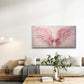 Abstract Pink Angel Wings Wall Art Canvas Office Home Room Framed 120x60cm