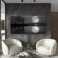 Full Moon Reflection Lake Night Wall Art Canvas Office Home Room Framed 120x60cm
