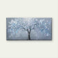 Blue And White Fantasy Tree Wall Art Canvas Office Home Room Framed 120x60cm