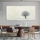 Black and White Tree Modern Wall Art canvas office home room framed 120x60cm