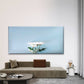 White Daisy Chrysanthemum Wall Art Canvas Office Home Room Framed 120x60cm