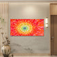 Vibrant Orange Gerbera Flower Wall Art Canvas Office Home Room Framed 120x60cm