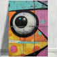 Graffiti Art Poster, Abstract Eye Street Art Print 100% Australian Made 40x60cm Stretched Canvas Ready to Hang