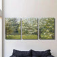 3pcs Vintage Spring Apple Blossom Landscape Wall Art Set Canvas Framed 40x60cm - High Quality Print 100% Australian Made Wall Canvas Ready to Hang