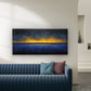 Abstract Color Field Wall Art Canvas Office Home Room Framed 80x45cm