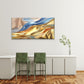 Modern Luxury Blue Swirls Wall Art Canvas Office Home Room Framed 120x60cm