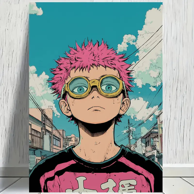 Little Boy with Sunglass Pop Art Print 100% Australian Made 40x60cm Stretched Canvas Ready to Hang