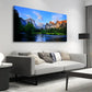 Lake Mountain National Park Nature Wall Art canvas office home room framed 120x60cm
