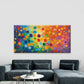 Abstract Colorful Organic Shape Wall Art Canvas Office Home Room Framed 120x60cm