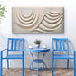 Curved Sculpture Abstract Paint Wall Art Canvas Office Home Room Framed 120x60cm