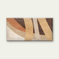 Modern Boho Terracotta Abstract Wall Art Canvas Office Home Framed 120x60cm