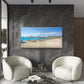 Sunny European Resort Beach Wall Art Canvas Office Home Room Framed 120x60cm
