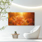 Golden Hour Spider Lily Wall Art Canvas Office Home Room Framed 120x60cm