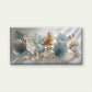 Blue and Marbling Contemporary Wall Art Canvas Office Home Room Framed 120x60cm