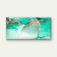 Emerald and Gold Marble Wall Art Canvas Office Home Room Framed 120x60cm