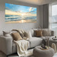 Minimalist Sunset wall canvas office home room framed 120x60cm