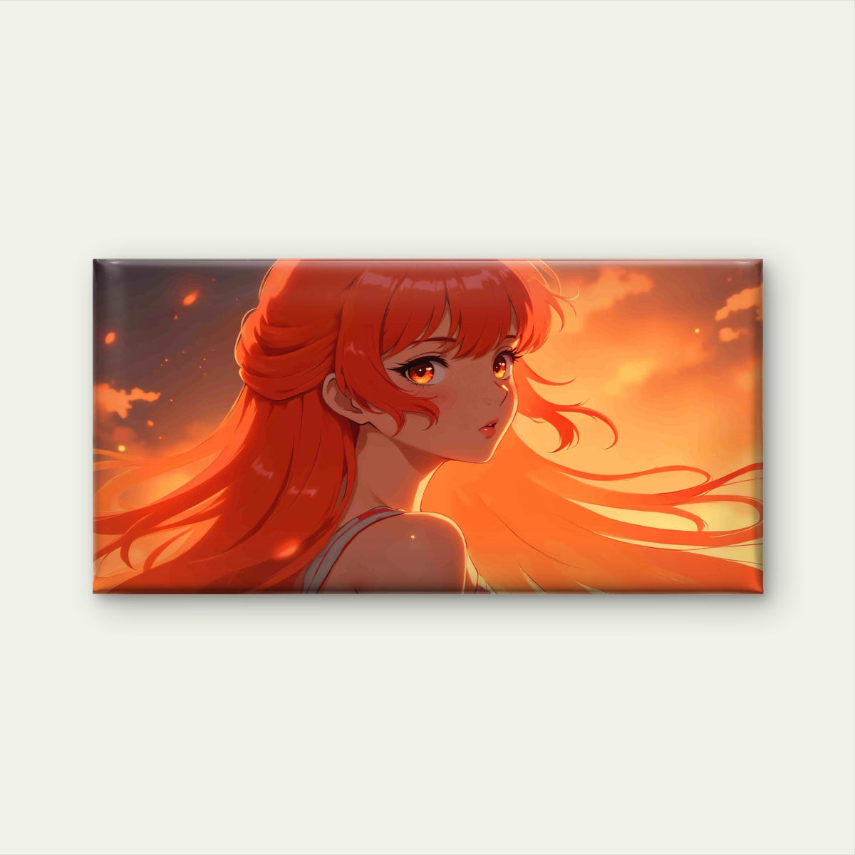 The Legend of the Flame Wall Art Canvas Office Home Room Framed 120x60cm