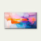 Abstract Texture Vivid Tones Wall Art Canvas Office Home Room Framed 120x60cm