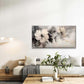 Abstract Watercolor Flowers Wall Art Canvas Office Home Room Framed 80x45cm