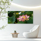 Pink Lotus Flower Bloom Wall Art Canvas Office Home Room Framed 120x60cm