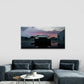 BMW M4 Coupe At Dusk With Its Headlights Illuminated Wall Art Canvas Office Home Room Framed 80x45cm