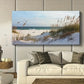 Beach Scene wall canvas office home room framed 120x60cm