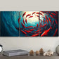 3pcs Red Fish Spiral Ocean Metal Print Ready to Hang Art