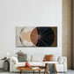 Abstract Geometric Radial Wall Art Canvas Office Home Room Framed 80x45cm