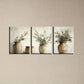 3pcs Watercolor Abstract Elegant Plants Metal Print Ready to Hang Art