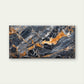 Abstract Modern Dark Stone Wave Wall Art Canvas Office Home Framed 120x60cm