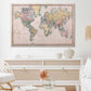 World Map Mercator Projection Print 100% Australian Made Stretched Canvas Ready to Hang - MP-109