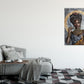 Beauty Of African Lady with Gold Rings Print 100% Australian Made 40x60cm Stretched Canvas Ready to Hang