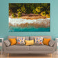 Lovely Sunset at Maunabo Black Beach Print 100% Australian Made Stretched Canvas Ready to Hang - BC-109