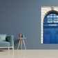 Fashion Store Front Blue Door Print 100% Australian Made Stretched Canvas Ready to Hang - FS - 109