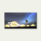 Astronaut Space Galaxy Scene Wall Art Canvas Office Home Room Framed 80x45cm