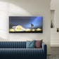 Astronaut Space Galaxy Scene Wall Art Canvas Office Home Room Framed 80x45cm
