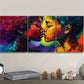3pcs Abstract Two Women Painting Metal Print Ready to Hang Art